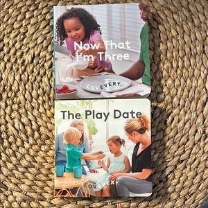 Kids Play Date Board Book - Green & Pink